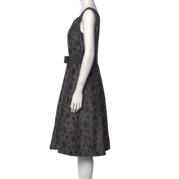 NWT | Carolina Herrera Printed Midi Length Dress | Sz 10 - Picture 2 of 7